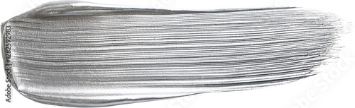 Silver Metallic Paint Stroke Texture Abstract Silver Background Brushed Metal Design Element