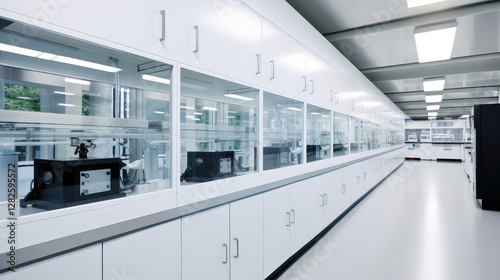 Modern Scientific Laboratory Interior