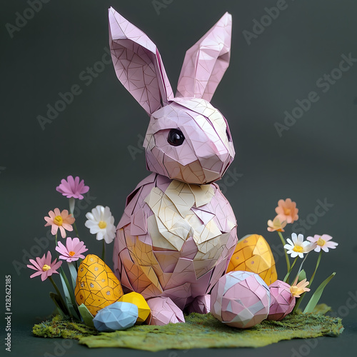 Origami art pieces, Easter2025 photo