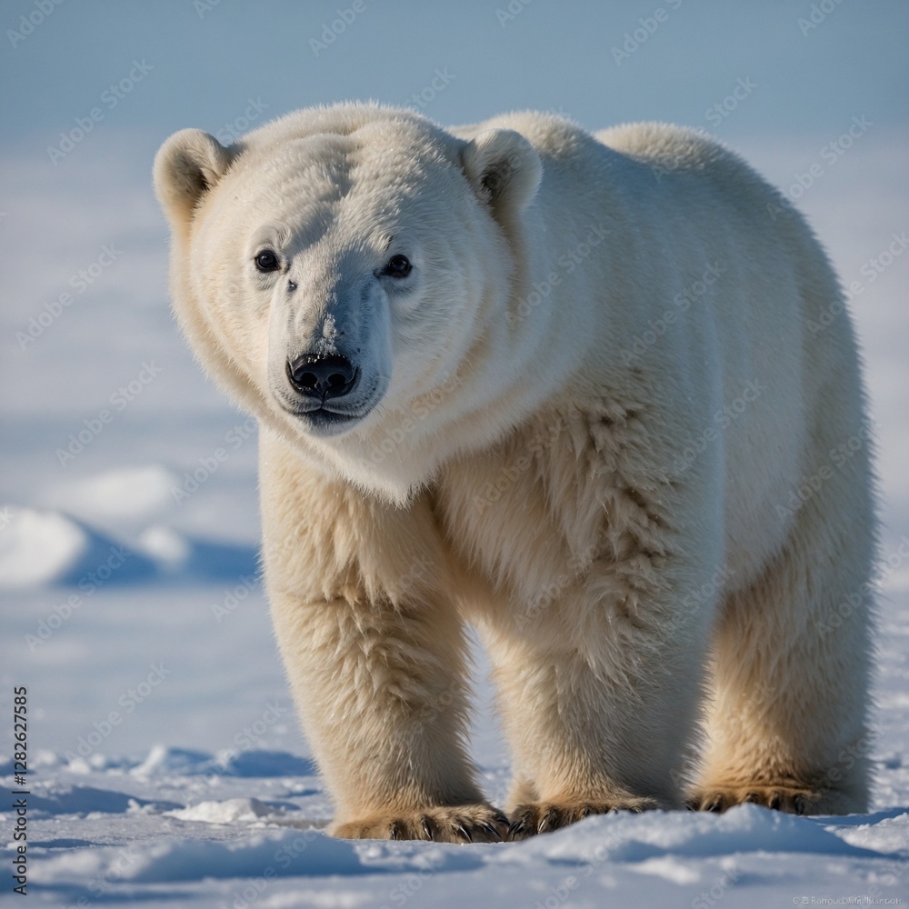 polar bear on ice polar bear on ice