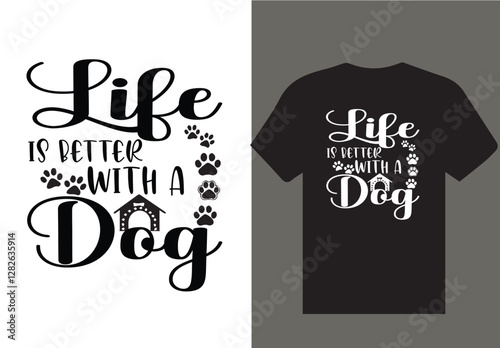 Awsome unick dogs t-shirt design vector quotes lettering t shirt design for print,,100% original eps vector file ,