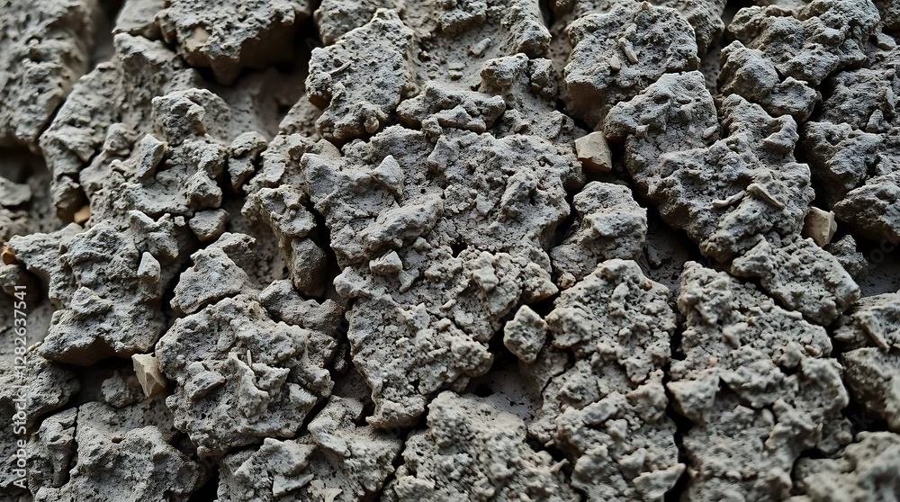 Photo Close-Up Of A Rough, Textured Material Such As Concrete Or Bark. Desaturated Earthy Tones, Shallow Depth Of Field, Highlighting Texture And Contrast.. Photo Close-Up Of A Rough, Textured Material Such As Concrete Or Bark. Desaturated Earthy Tones, Shallow Depth Of Field, Highlighting Texture And Contrast..