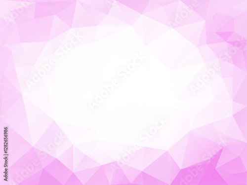 Pink color geometric polygon design decorative background