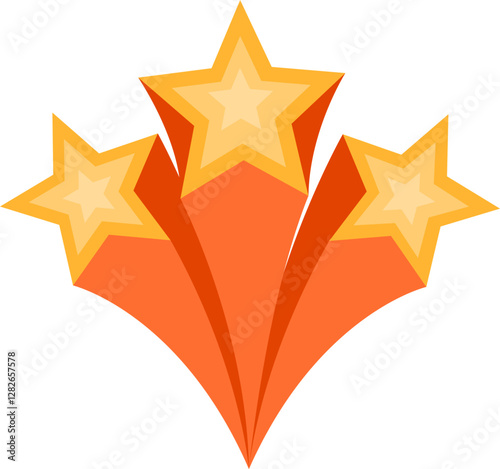 Star Comic book cartoon style
