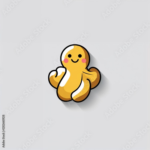 ginger icon on plain white background