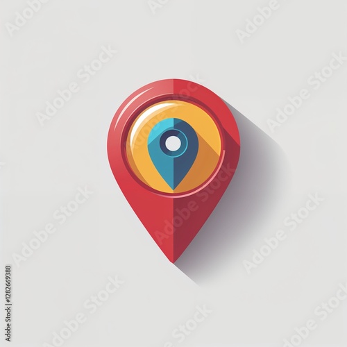 location pin icon on plain white background Free Download location pin icon on plain white background - GFXLoad