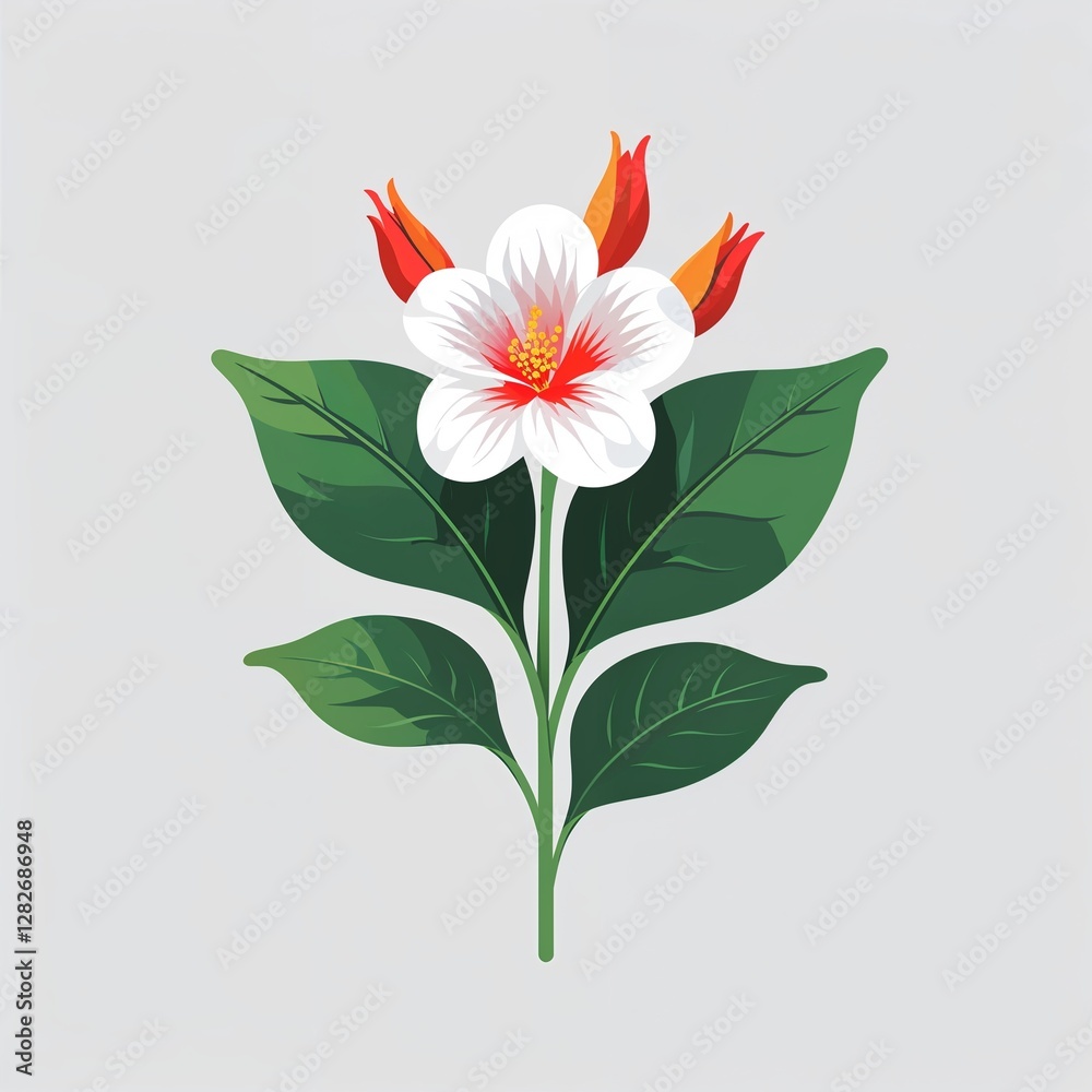 rafflesia flower icon on plain white background rafflesia flower icon on plain white background