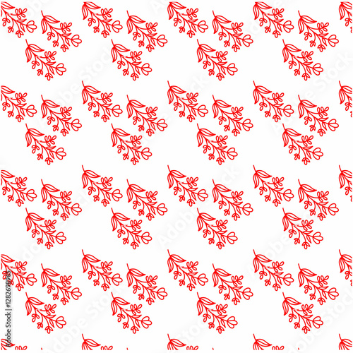 seamless pattern with flowers 
