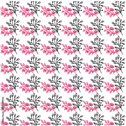seamless pattern with flowers