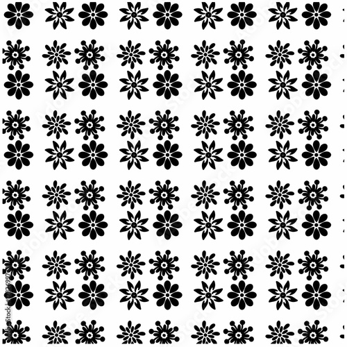 black and white seamless pattern