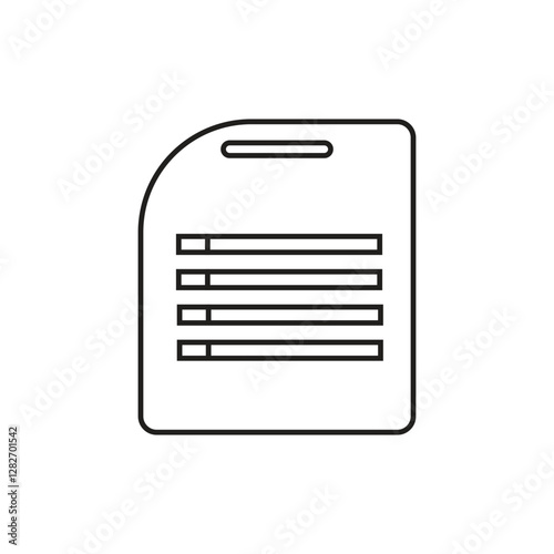 minimalist paper illustration can also be a symbol in the aplication