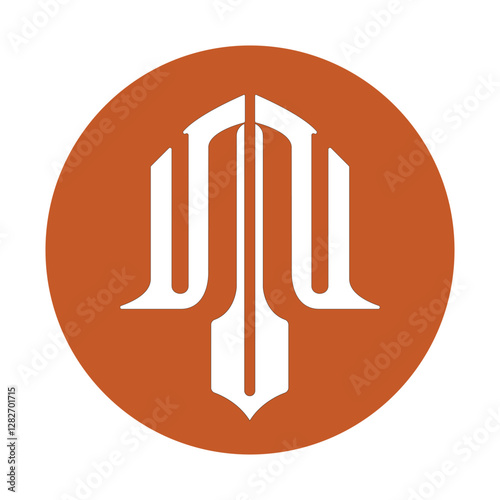 monogram logo initial letters UMU