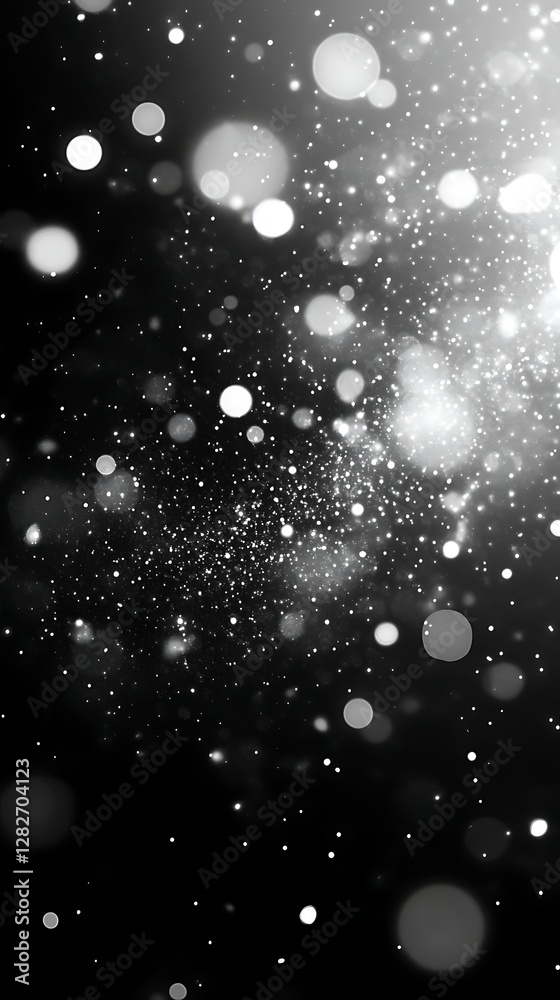 Fototapeta premium Abstract light bokeh particles