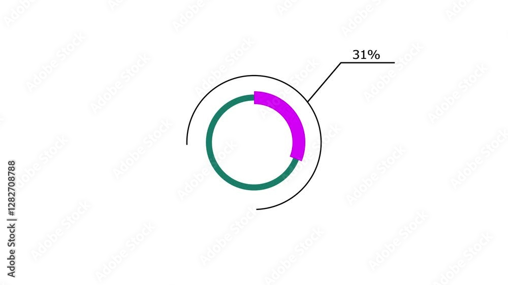 A dynamic circle loding animation, and on a white background, is loading from .