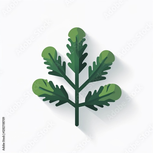 wintergreen icon on plain white background