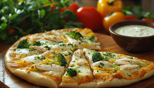Delicious Chicken Broccoli Pizza with Cheese: A Culinary Masterpiece