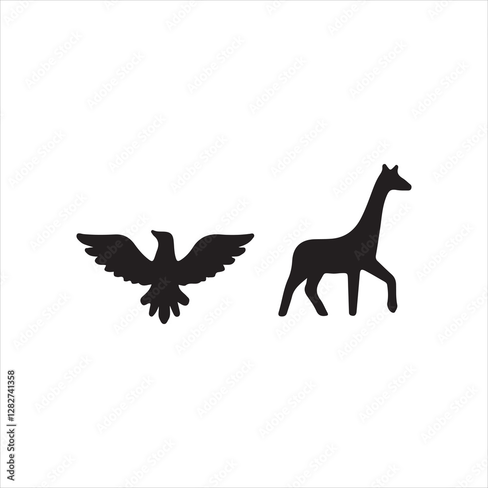 deer silhouette vector