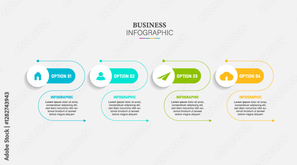 infographic element design 4 step, infochart planning infographic element design 4 step, infochart planning