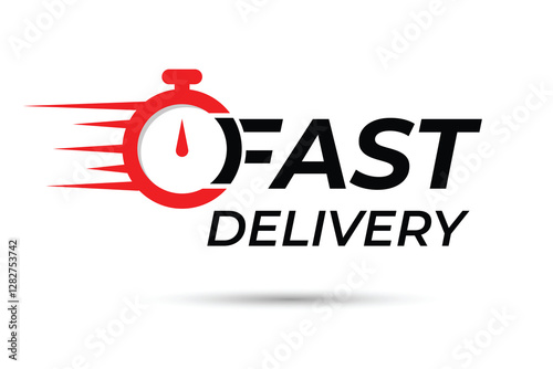 vector fast delivery clock design 
