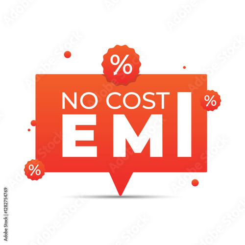 vector 0% no cost emi concepts and premium quality design
