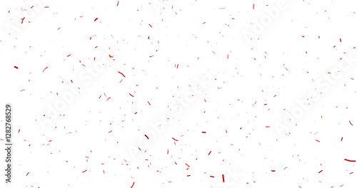 Colorful Confetti against a White Background Tranparent BG Confeti