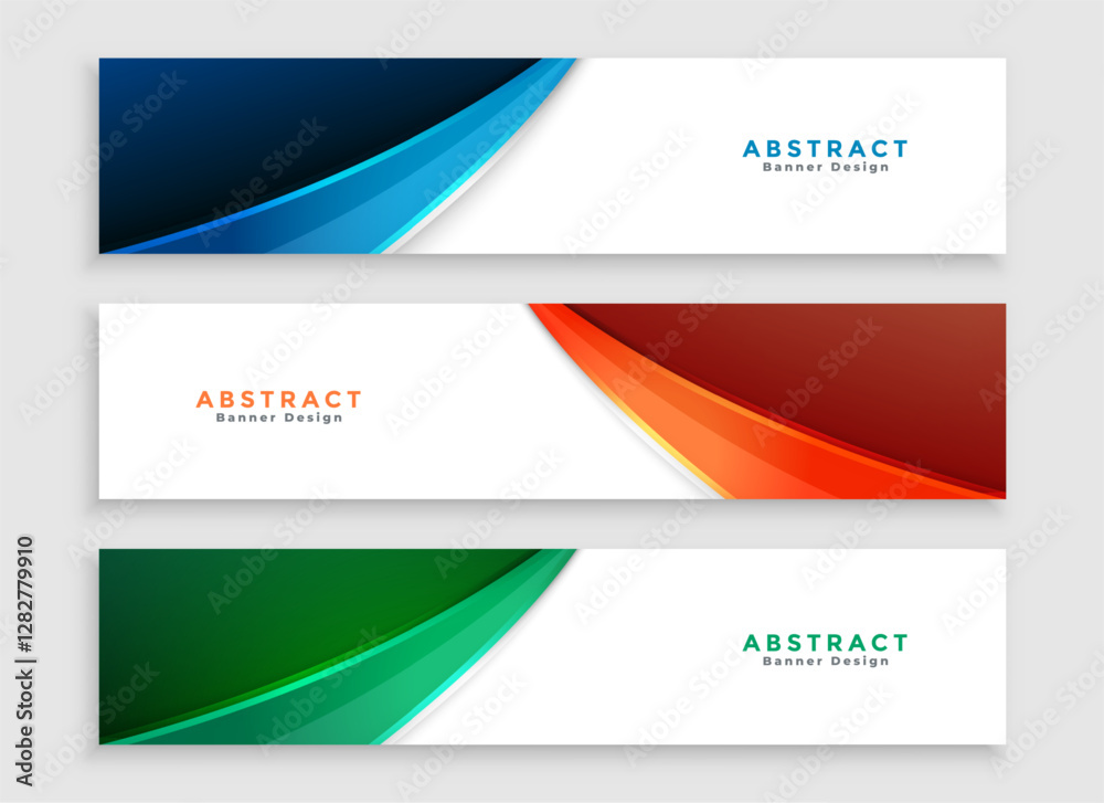 Fototapeta premium eye catching corporate website slider template for business presentation