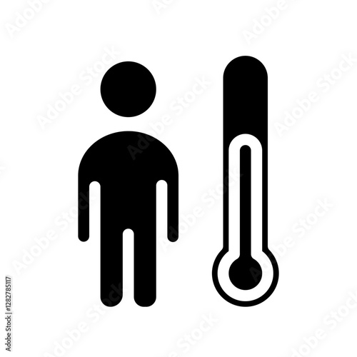 Body temperature Sensor icon