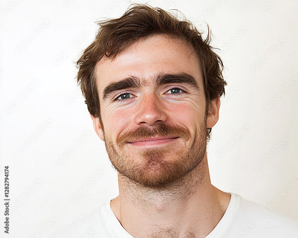 Fototapeta premium Man smiling close-up