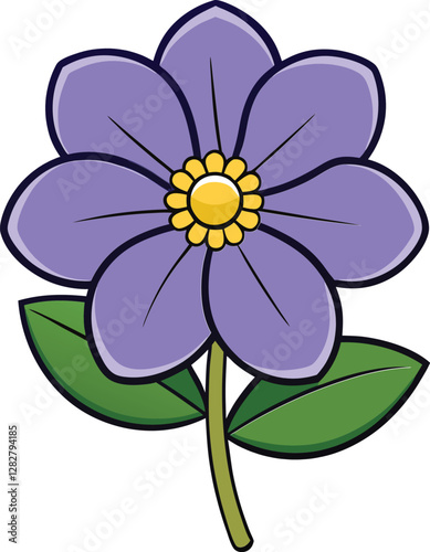 Heliotrope flower vector illustration, vibrant purple blooms, detailed floral design, nature-inspired clipart, aromatic plant, decorative garden flower, isolated flower art.
