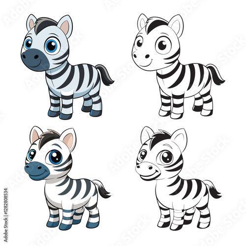Color and Line Art: It accurately describes the two styles presented.
