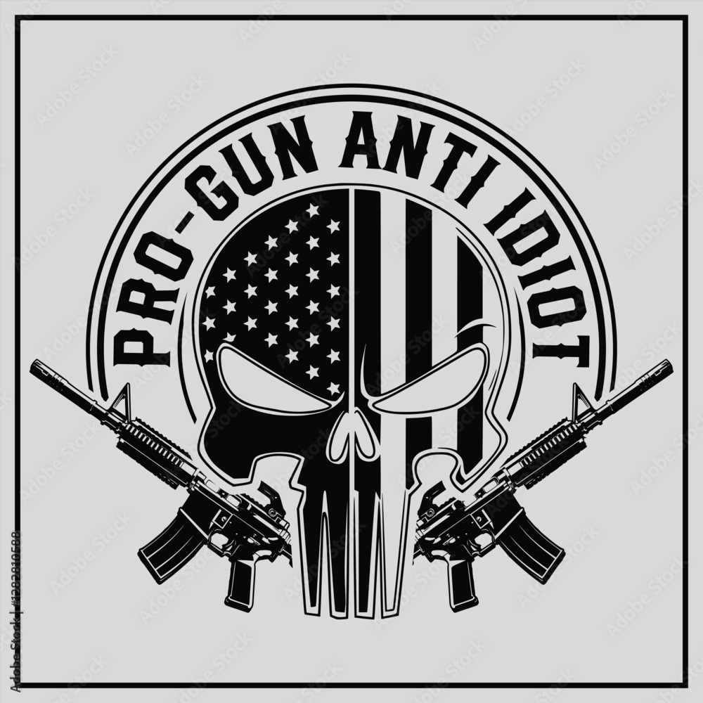 Fototapeta premium I Plead The 2nd Amendment We The People t-Shirt Design, 2nd Amendment shirt