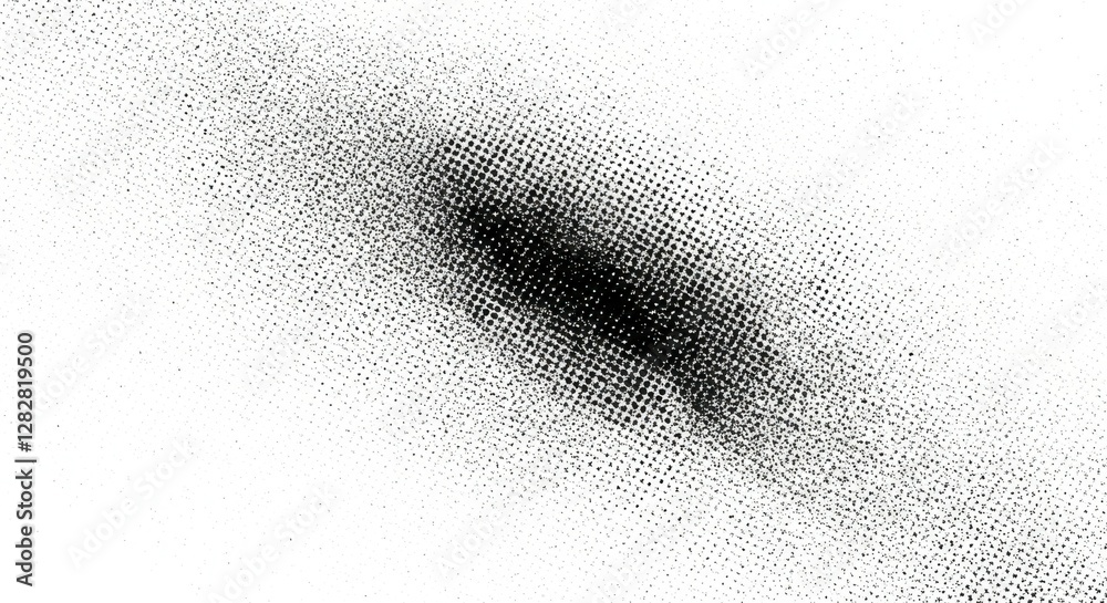 Dissolving pattern, black and white dots, gradient fade, pixelated texture, abstract composition, dispersing particles, minimalist design, monochrome aesthetic, digital fragmentation, scattered points Dissolving pattern, black and white dots, gradient fade, pixelated texture, abstract composition, dispersing particles, minimalist design, monochrome aesthetic, digital fragmentation, scattered points