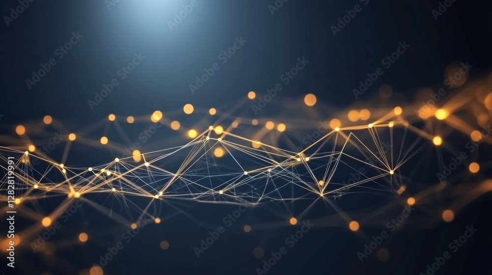 Futuristic Digital Background with Glowing Lines and Shapes Futuristic Digital Background with Glowing Lines and Shapes