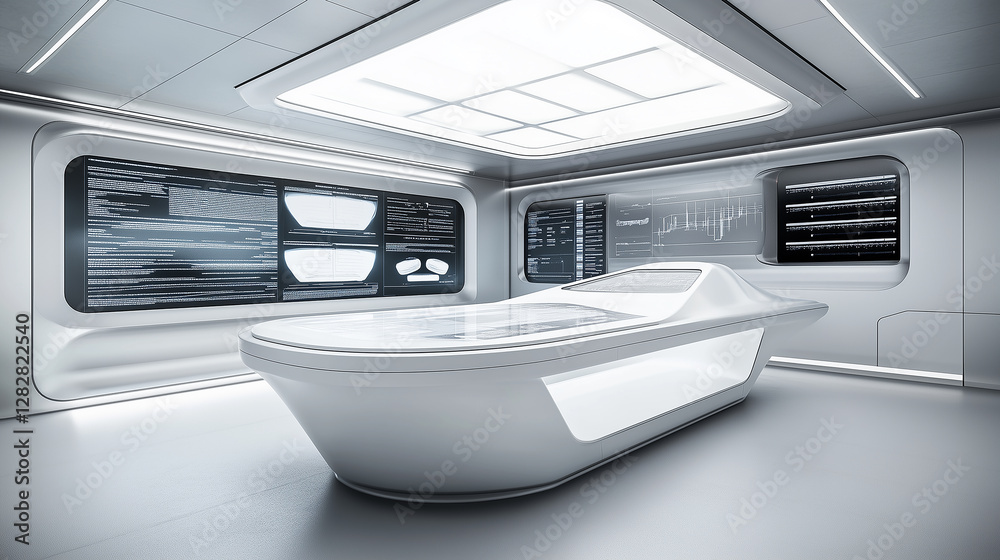 An AI robot standing in a futuristic virtual reality environment, surrounded by floating data streams, digital grids, and chaotic technological elements, representing the integration of artificial An AI robot standing in a futuristic virtual reality environment, surrounded by floating data streams, digital grids, and chaotic technological elements, representing the integration of artificial