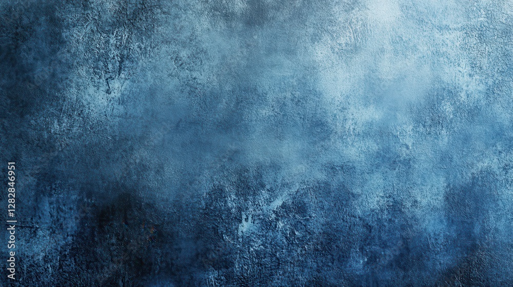 Fototapeta premium A textured canvas of faded blue, reminiscent of aged leather, providing a backdrop for your design, evoking a sense of vintage charm.
