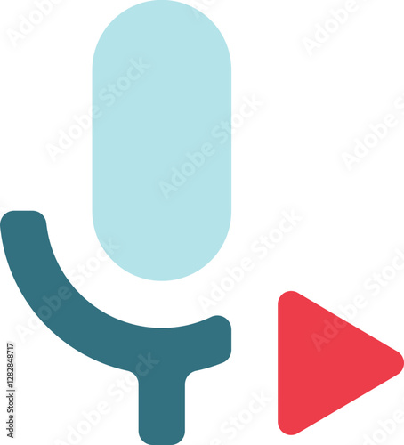 Play record button fill icon