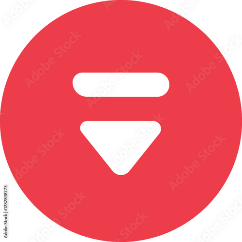 Insert button fill and transparent icon