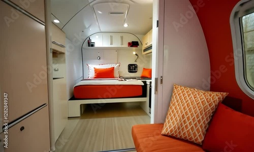 Luxury Tiny Home on Wheels: Modern Caravan Interior Design