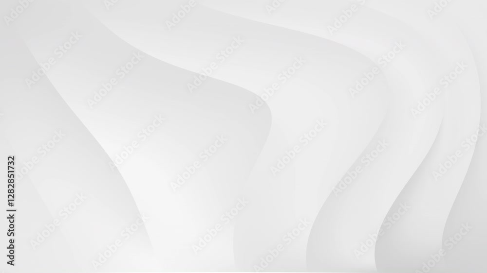 White curve wave flowing abstract corporate motion background.