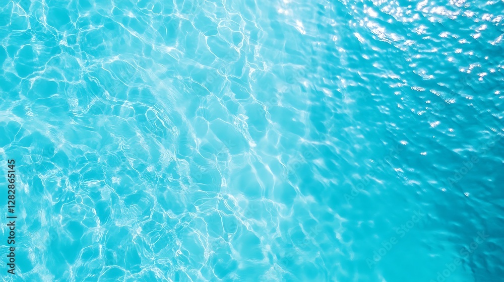 Clear blue water surface texture background