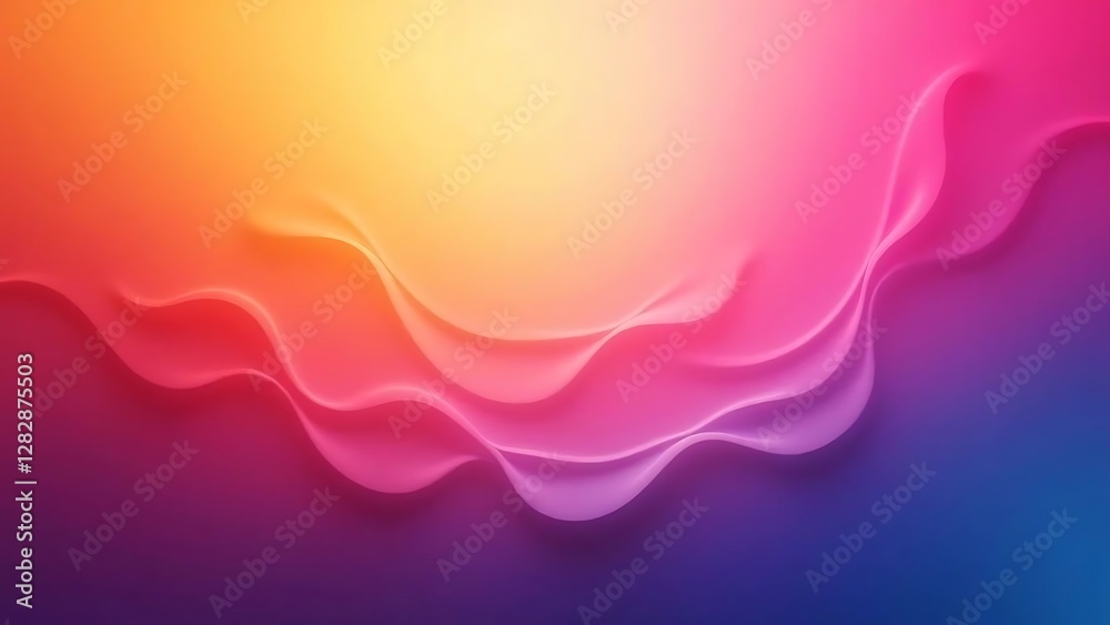 Obraz premium Abstract Colorful Wave Background: Gradient, Flowing, Dynamic Design