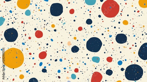 Abstract colorful circles pattern background