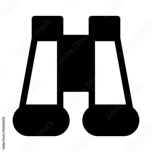 Telescope Filled Icon Vector