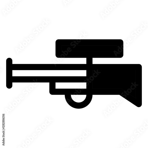 Sniper Filled Icon Vector