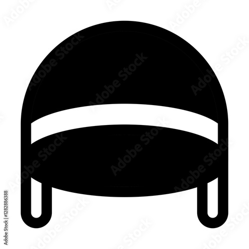 Hat Filled Icon Vector