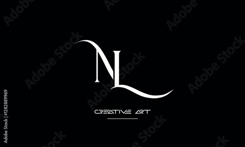 LN, NL, L, N abstract letters logo monogram
