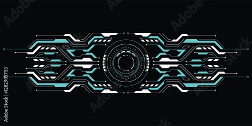 Sci-fi futuristic hud dashboard display virtual reality technology screen. User Interface set. Statistics, Data information infographic. Vector graphic