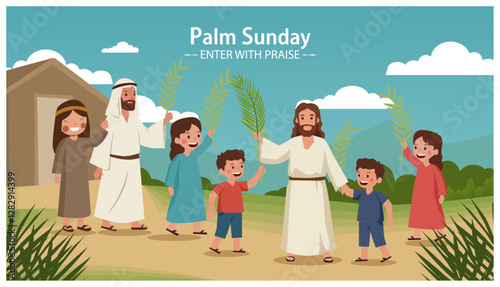 Palm Sunday - Jesus with Children