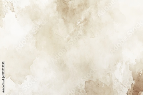 Beige watercolor wash texture background design (2)