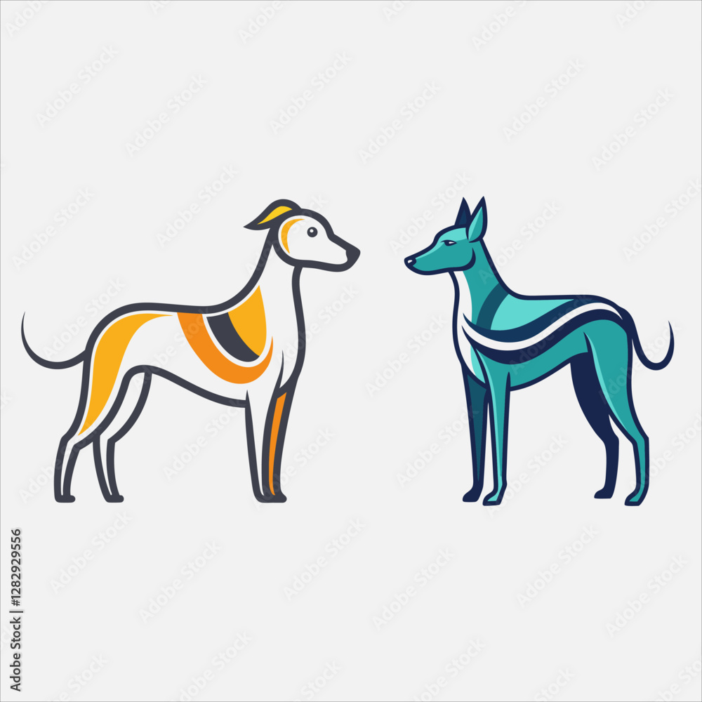 Funny Dog Vector Illustrations – Great for Stickers and Prints Funny Dog Vector Illustrations – Great for Stickers and Prints